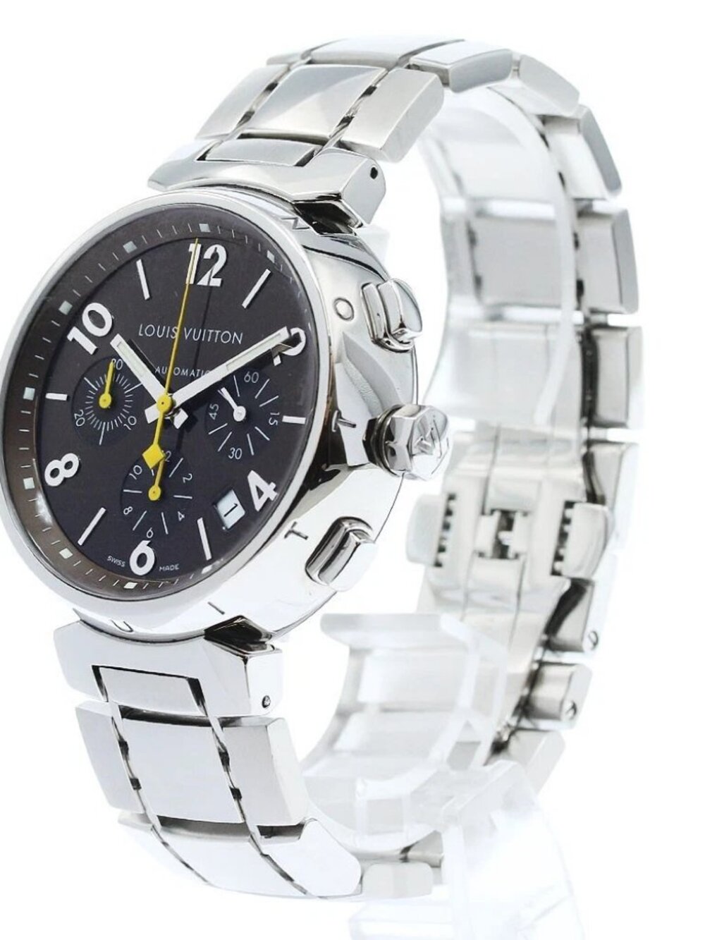 LOUIS VUITTON Tambour Q1121 Date Chronograph Automatic Men's Watch_954223